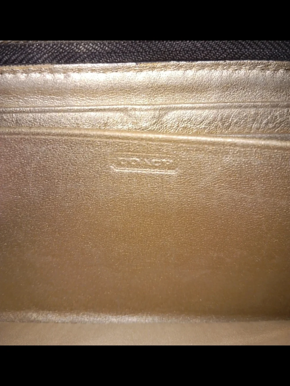 Coach sleek black